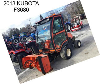 2013 KUBOTA F3680