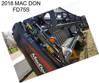 2018 MAC DON FD75S