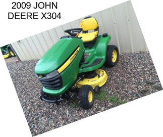 2009 JOHN DEERE X304