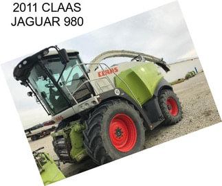 2011 CLAAS JAGUAR 980