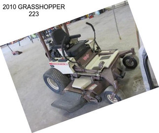 2010 GRASSHOPPER 223