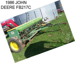 1986 JOHN DEERE FB217C