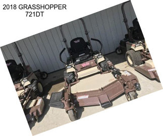 2018 GRASSHOPPER 721DT