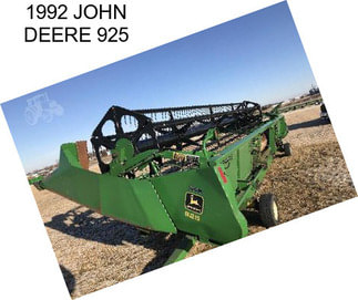 1992 JOHN DEERE 925