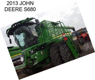 2013 JOHN DEERE S680