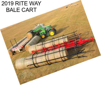 2019 RITE WAY BALE CART