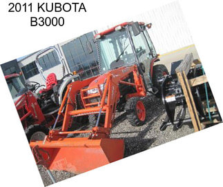 2011 KUBOTA B3000