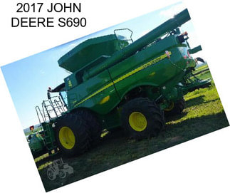 2017 JOHN DEERE S690