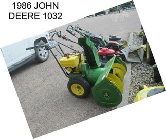 1986 JOHN DEERE 1032