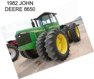 1982 JOHN DEERE 8650