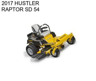 2017 HUSTLER RAPTOR SD 54