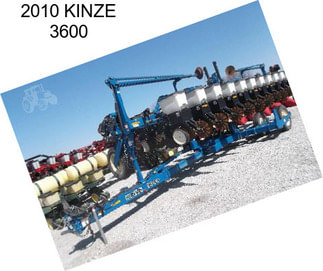 2010 KINZE 3600