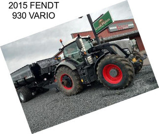 2015 FENDT 930 VARIO