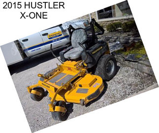 2015 HUSTLER X-ONE