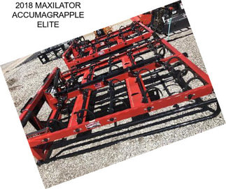 2018 MAXILATOR ACCUMAGRAPPLE ELITE