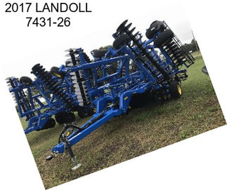 2017 LANDOLL 7431-26