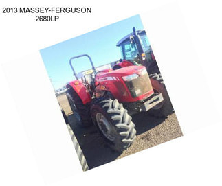 2013 MASSEY-FERGUSON 2680LP