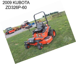 2009 KUBOTA ZD326P-60