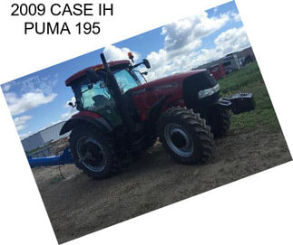 2009 CASE IH PUMA 195