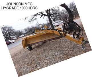 JOHNSON MFG HYGRADE 1000HDRS