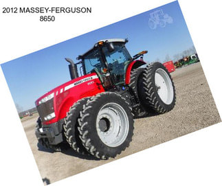 2012 MASSEY-FERGUSON 8650