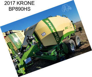 2017 KRONE BP890HS