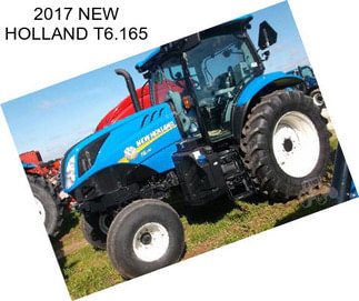 2017 NEW HOLLAND T6.165