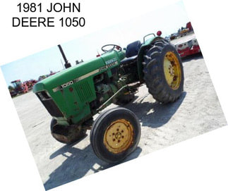 1981 JOHN DEERE 1050