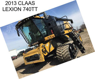 2013 CLAAS LEXION 740TT