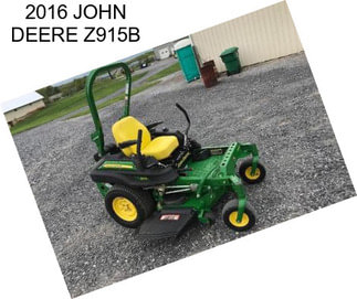 2016 JOHN DEERE Z915B