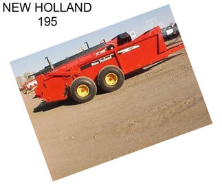 NEW HOLLAND 195