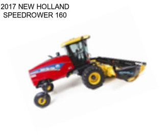 2017 NEW HOLLAND SPEEDROWER 160