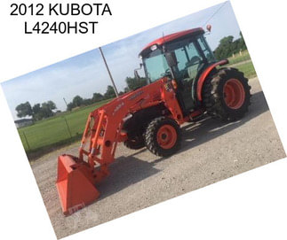 2012 KUBOTA L4240HST