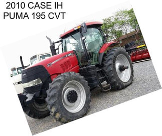 2010 CASE IH PUMA 195 CVT