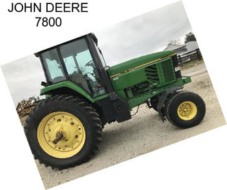 JOHN DEERE 7800