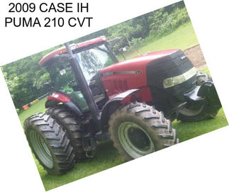 2009 CASE IH PUMA 210 CVT