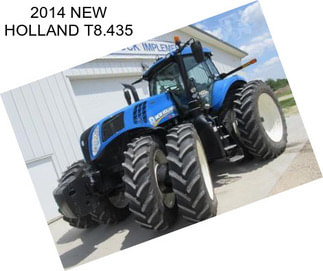 2014 NEW HOLLAND T8.435