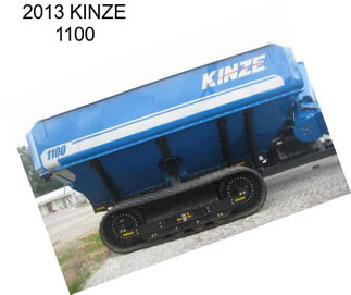 2013 KINZE 1100