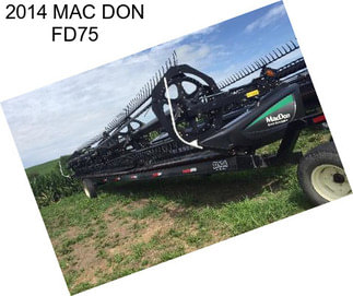 2014 MAC DON FD75