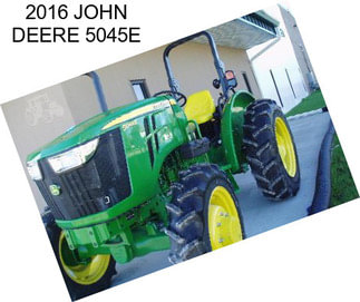 2016 JOHN DEERE 5045E