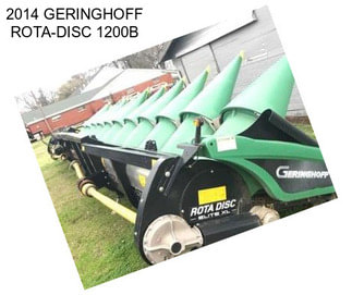 2014 GERINGHOFF ROTA-DISC 1200B