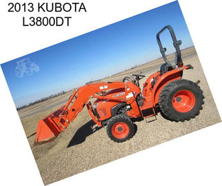 2013 KUBOTA L3800DT