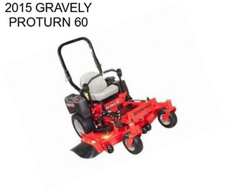 2015 GRAVELY PROTURN 60