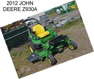 2012 JOHN DEERE Z930A