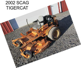 2002 SCAG TIGERCAT