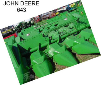 JOHN DEERE 643