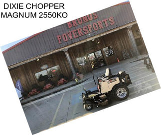 DIXIE CHOPPER MAGNUM 2550KO