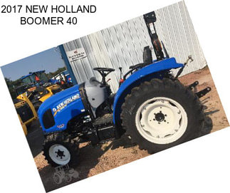 2017 NEW HOLLAND BOOMER 40