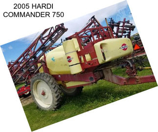 2005 HARDI COMMANDER 750