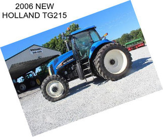 2006 NEW HOLLAND TG215